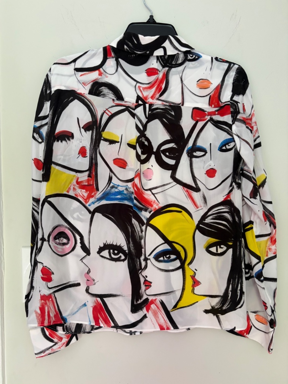 Alice + Olivia Blair Z Willa Silk Top size M - Picture 8 of 14